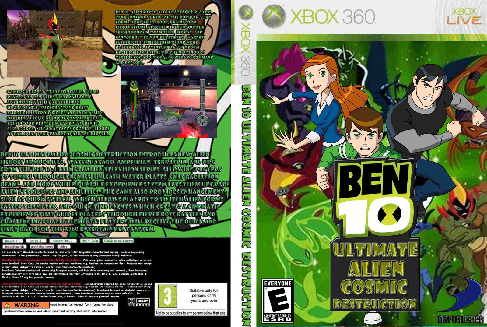 Карта бен 10